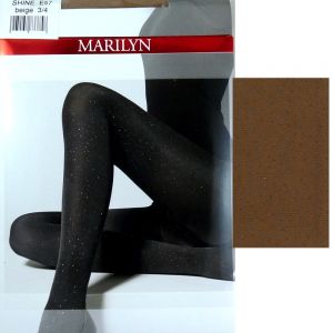 Marilyn SHINE E57 R1/2 rajstopy beige 100 WYPRZEDAŻ